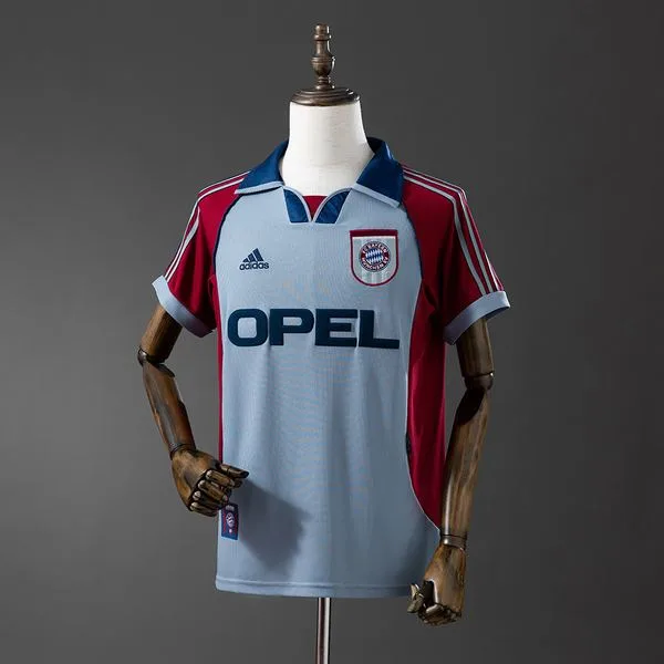 Camiseta de fútbol Bayern Munich 1998/99 VISITANTE MANGA CORTA VERSION FAN
